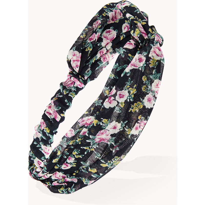 FOREVER21 Floral Fantasy Knotted Headwrap