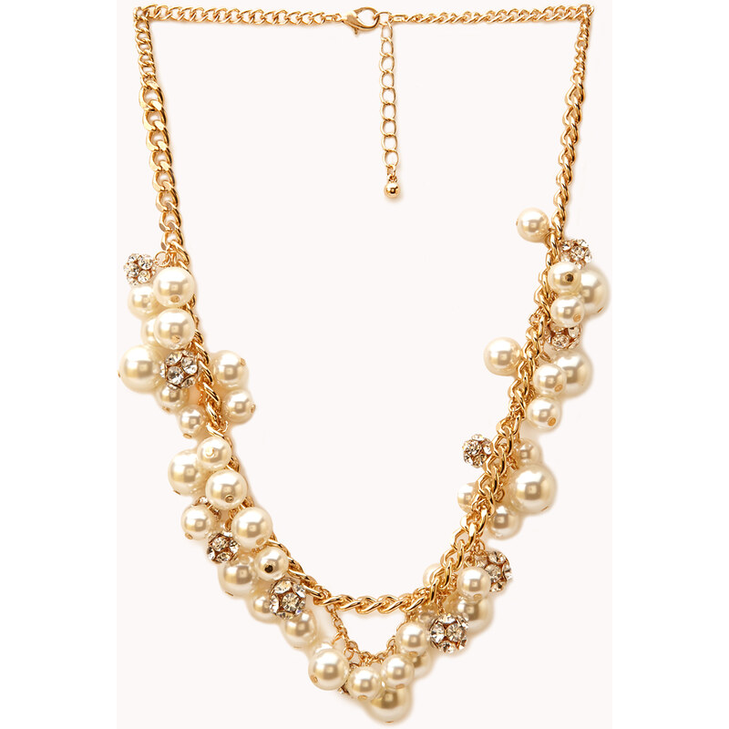 FOREVER21 Luxe Lover Faux Pearl Necklace