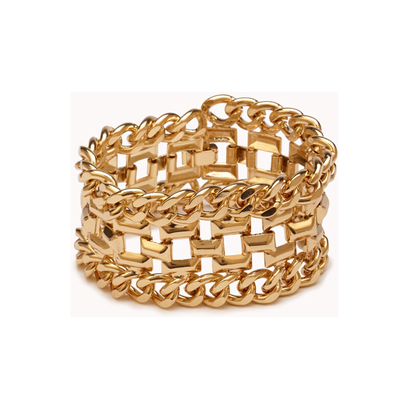 FOREVER21 Classic Curb Chain Bracelet