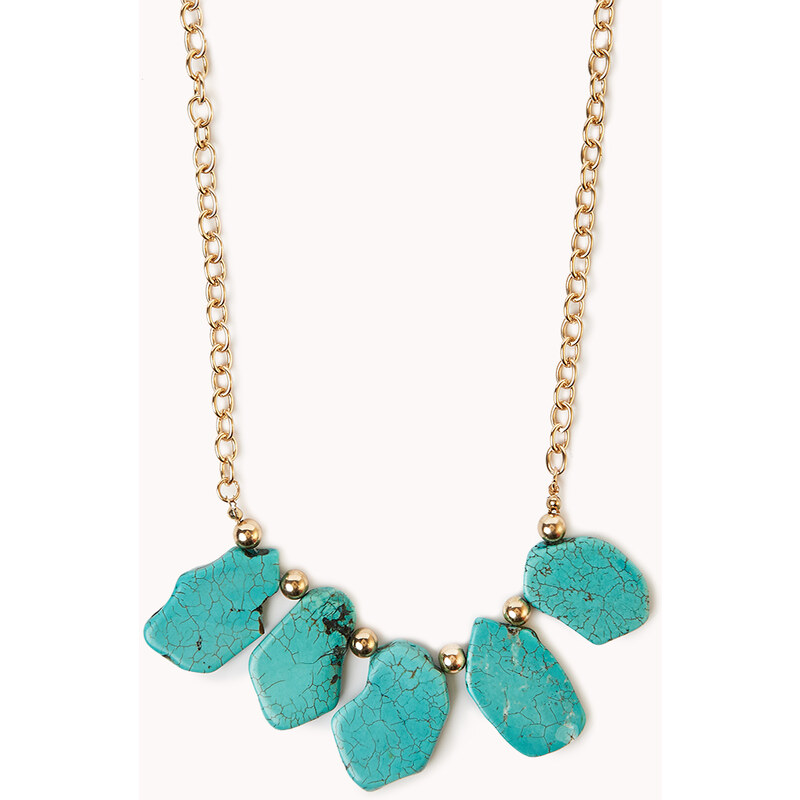 FOREVER21 Free Spirit Natural Stone Necklace