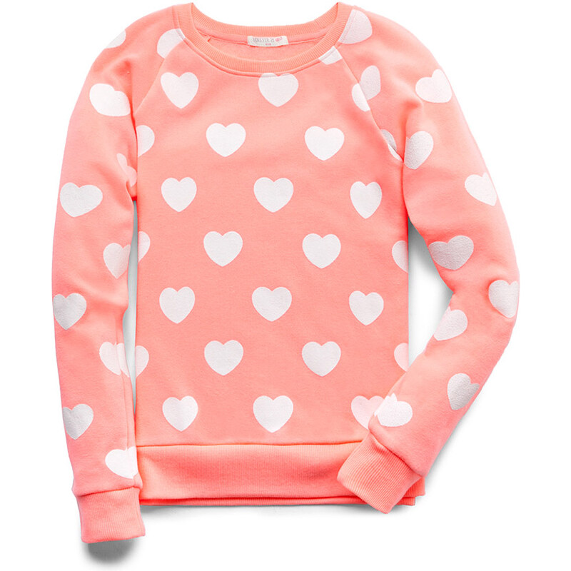 FOREVER21 girls Darling Hearts Sweatshirt (Kids)