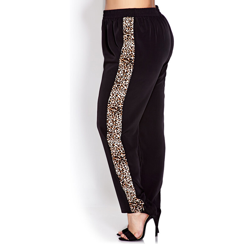 FOREVER21 PLUS Run Wild Woven Trousers