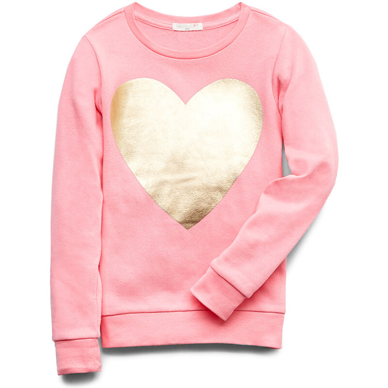 FOREVER21 girls Heart Of Gold Sweatshirt (Kids)
