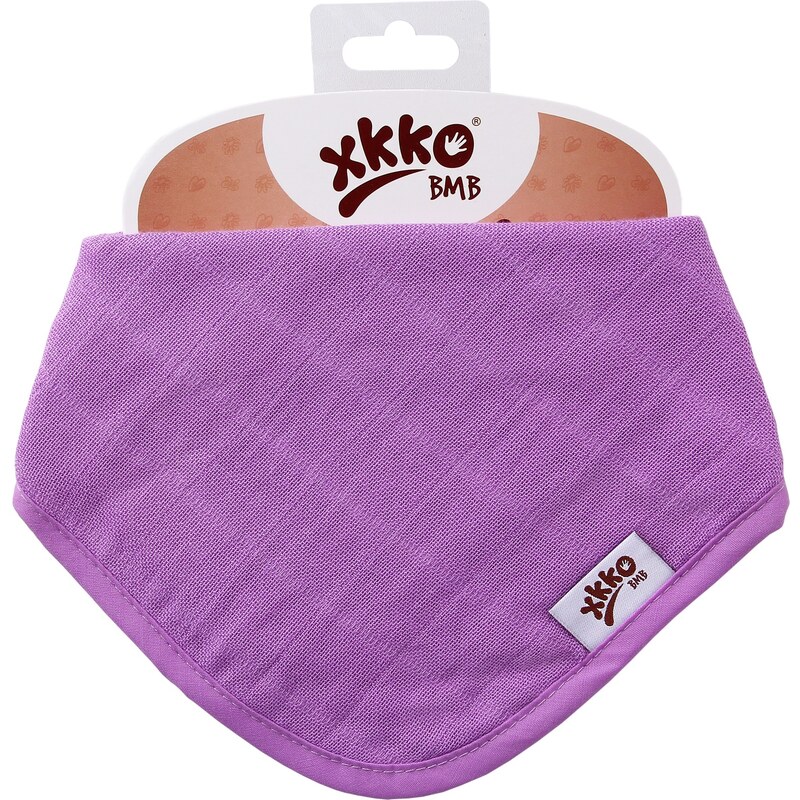 Kikko Bambusový dětský slintáček/šátek XKKO - jednobarevný