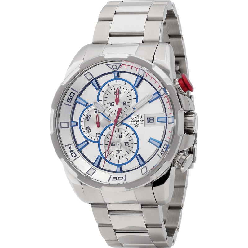 Pánské vodotěsné náramkové hodinky JVD JE1003.2 - chronograf