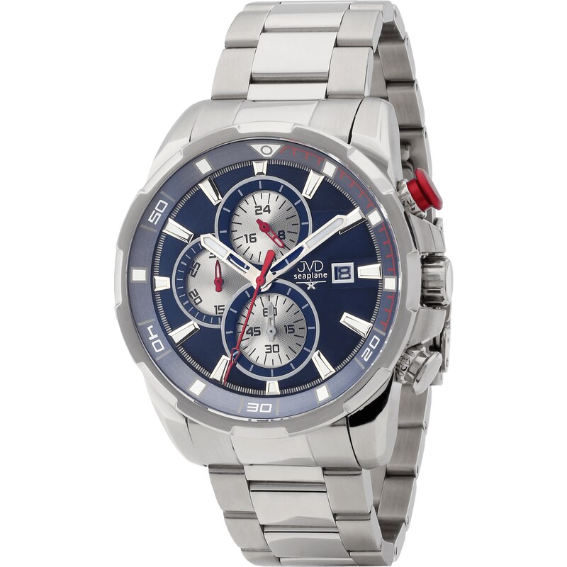 Pánské vodotěsné náramkové hodinky JVD JE1003.3 - chronograf
