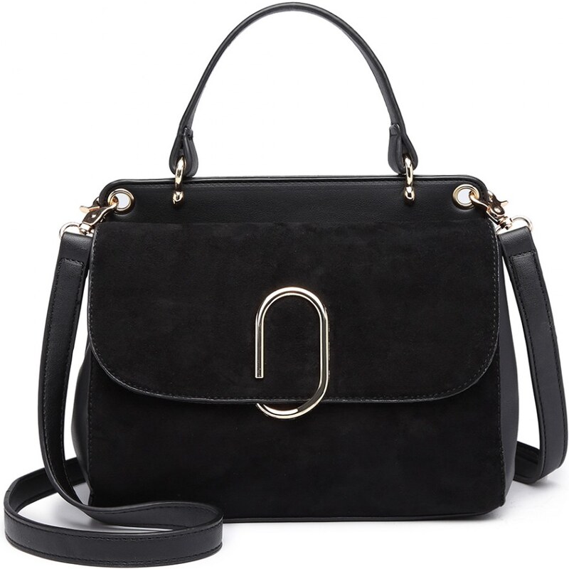 Miss Lulu Kabelka crossbody Suede Black 63478161