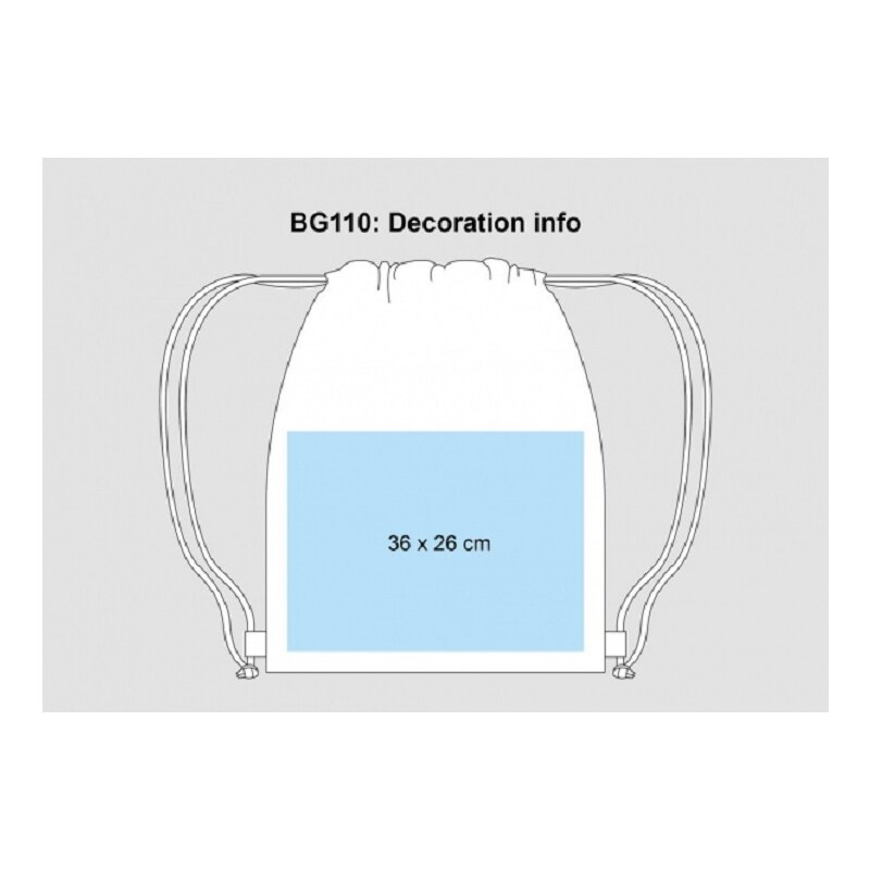 Bag Base Vak na záda BagBase (BG110) Oranžová / Černá