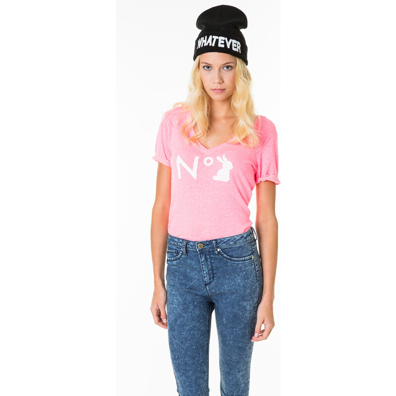 Tally Weijl Pink "N°. Tally" Printed Top