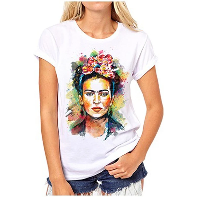 Perfect Módní tričko s potiskem Frida Kahlo, 7 POTISKŮ - GLAMI.cz