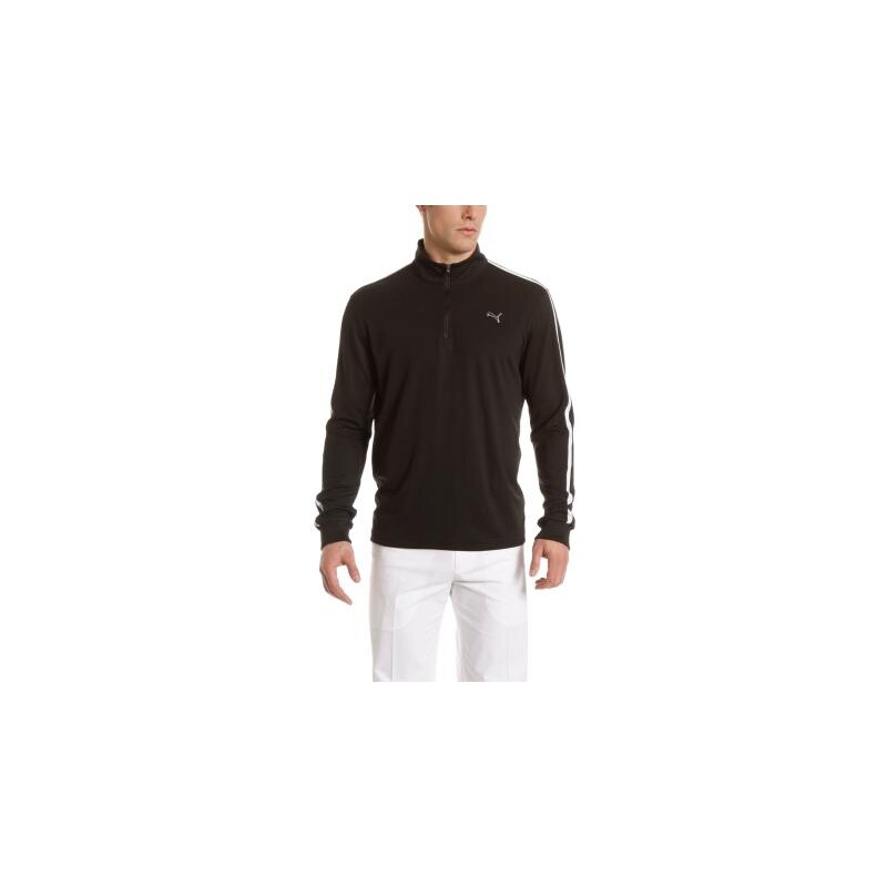 Puma golf Puma 1/4 Zip tenká mikina s dlouhým rukávem černá