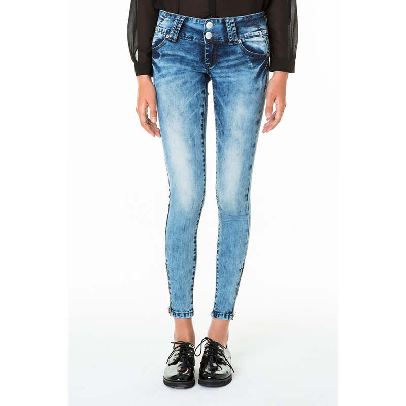 Tally Weijl Acid Wash Skinny Jeans