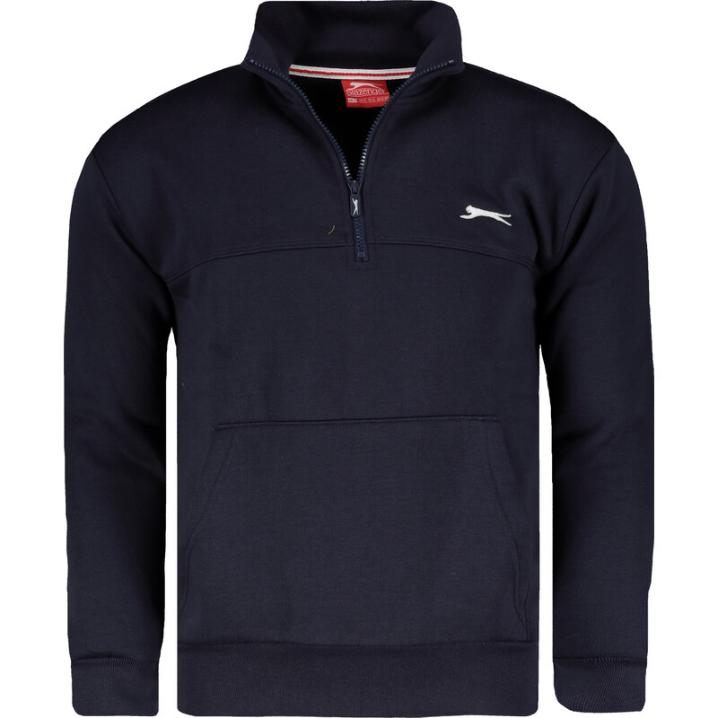 Slazenger Quarter Zip Fleece Top Mens Navy