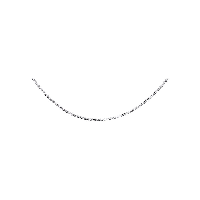 LUNICA Třpytivý stříbrný řetízek 45cm 0082 100448909