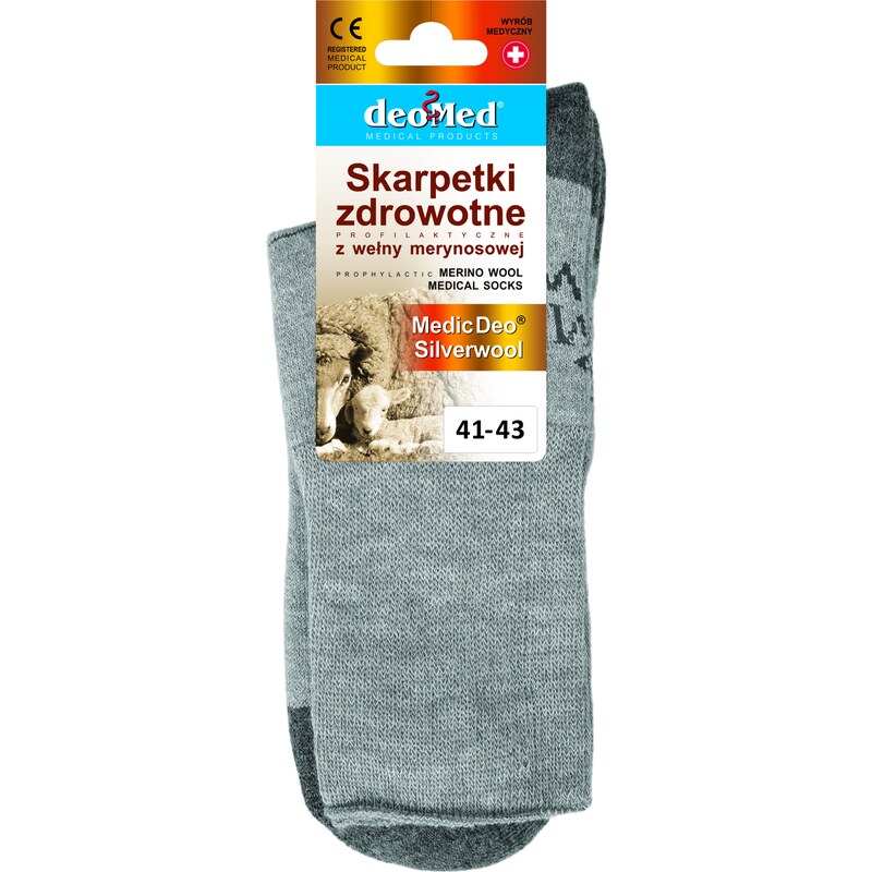 Zdravotní ponožky MEDIC DEO SILVERWOOL - JJW DEOMED