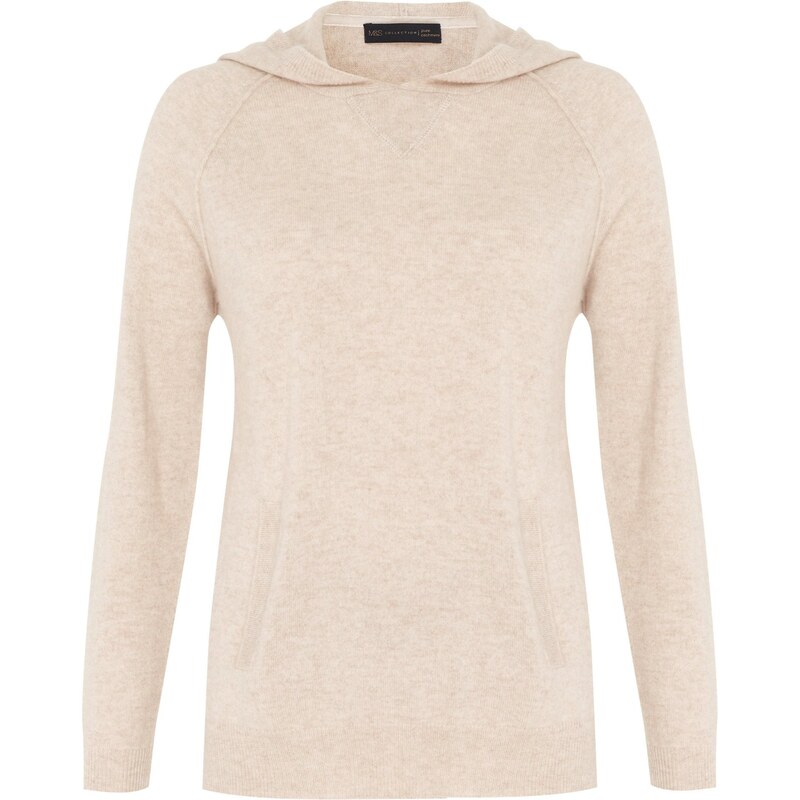 Marks and Spencer M&S Collection Pure Cashmere Hooded Jumper