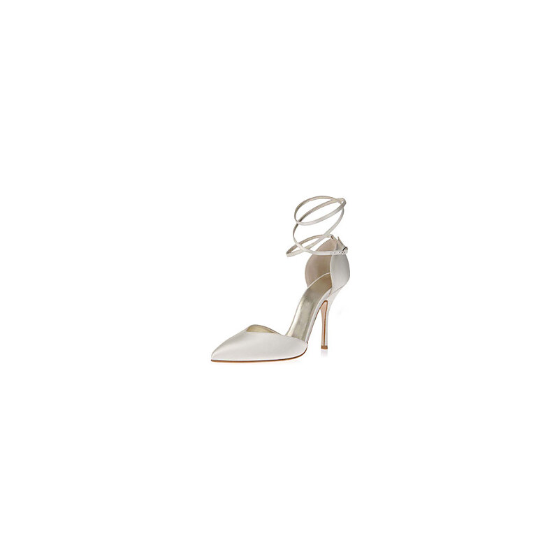 LightInTheBox Satin Women's Wedding Stiletto Heel Pointed Toe Pumps/Heels Shoes