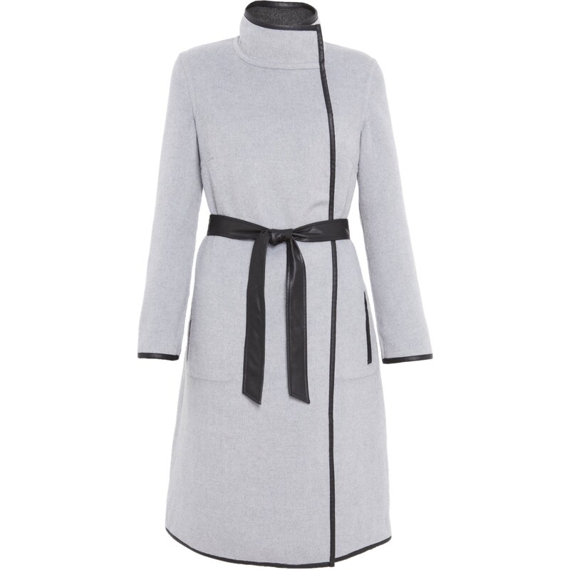 Marks and Spencer Twiggy for M&S Collection Reversible Wrap Belted Coat with Wool