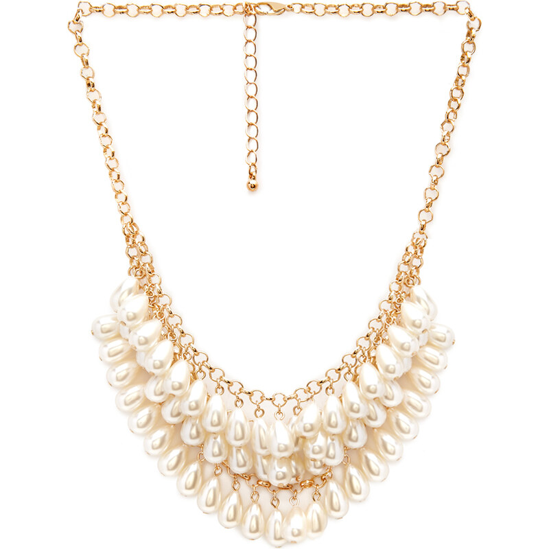 FOREVER21 Femme Faux Pearl Necklace