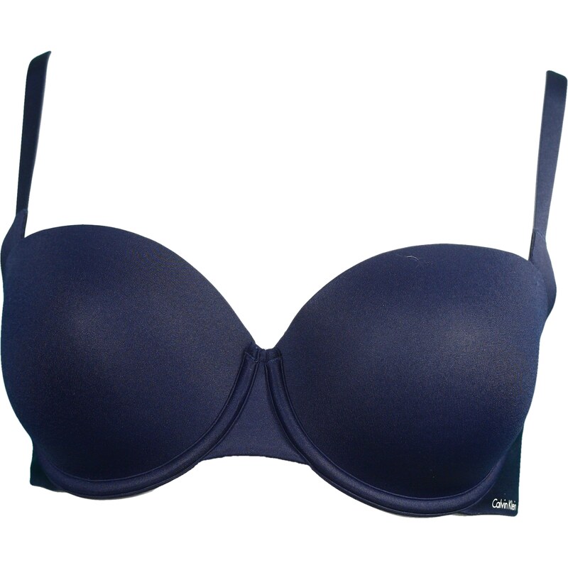 Podprsenka balkonová QF1833E-0PP modrá - Calvin Klein 74060578