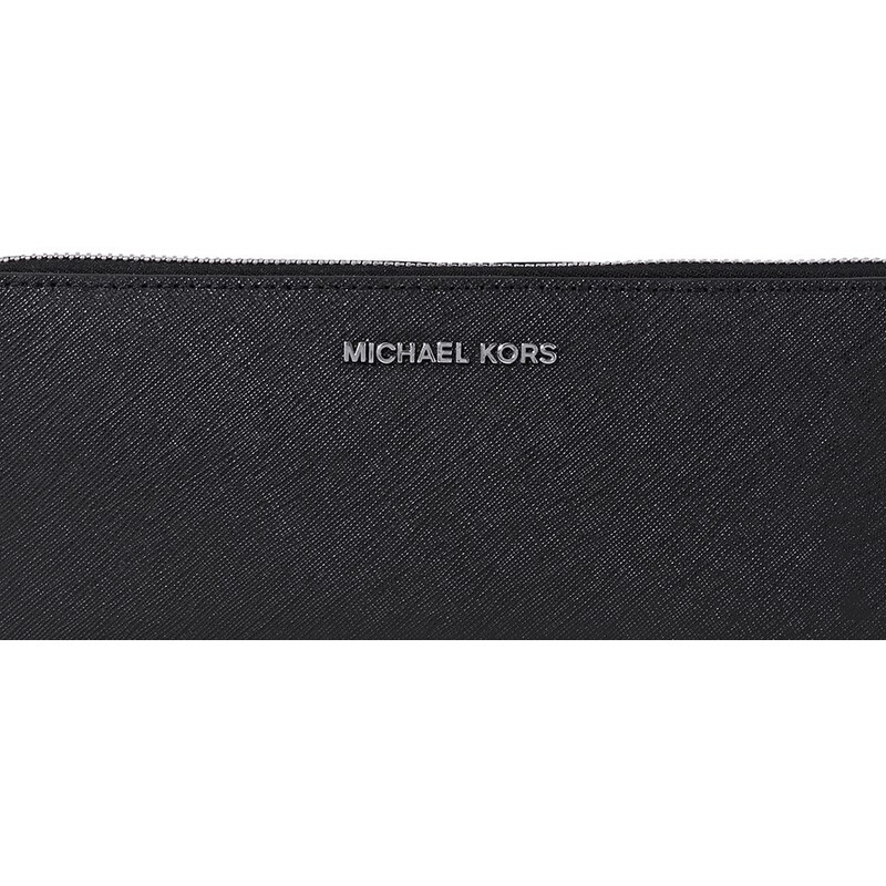 Michael Kors Jet Set Travel Saffiano Leather Continental Black