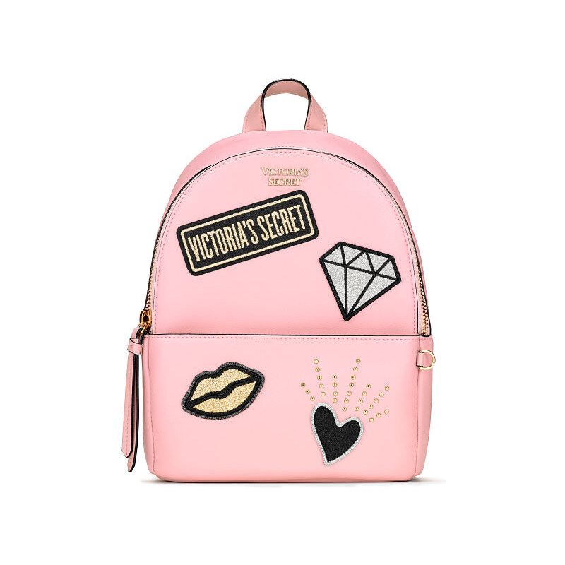 Dámský batoh Victoria's Secret VS Patch Small City Backpack růžový -  GLAMI.cz