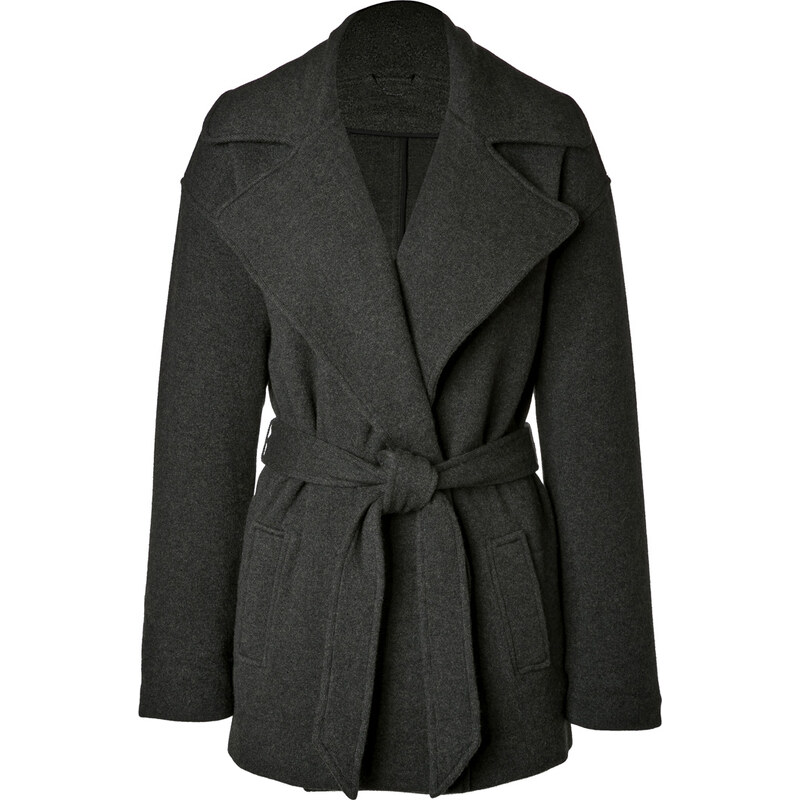 Ralph Lauren Black Label Cashmere-Wool Wrap Jacket
