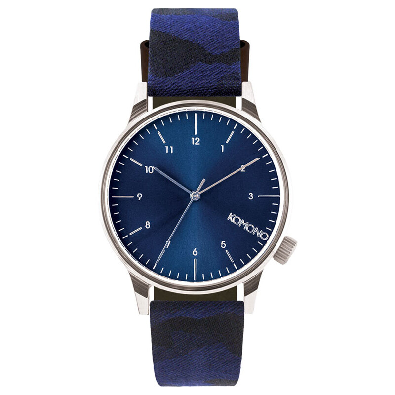 Komono WINSTON PRINT CAMO BLUE pánské hodinky analogové