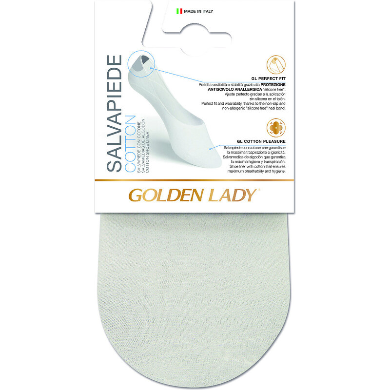 Dámské kotníkové ponožky Golden Lady 6N Salvapiede Cotton A2