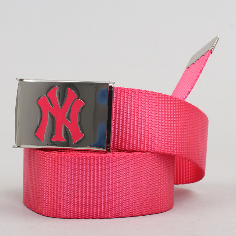 MD MLB Premium Woven Belt Single NY tmavě růžový