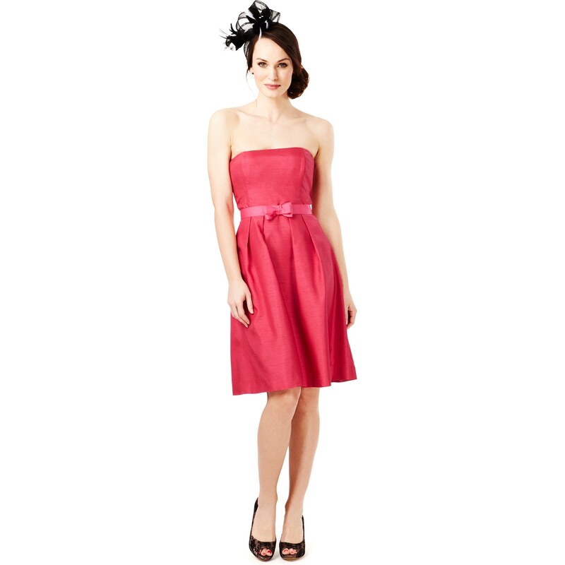 Marks and Spencer M&S Collection Sleeveless Pleated Dress with Belt