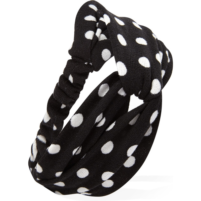 FOREVER21 Polka Dot Knotted Headwrap