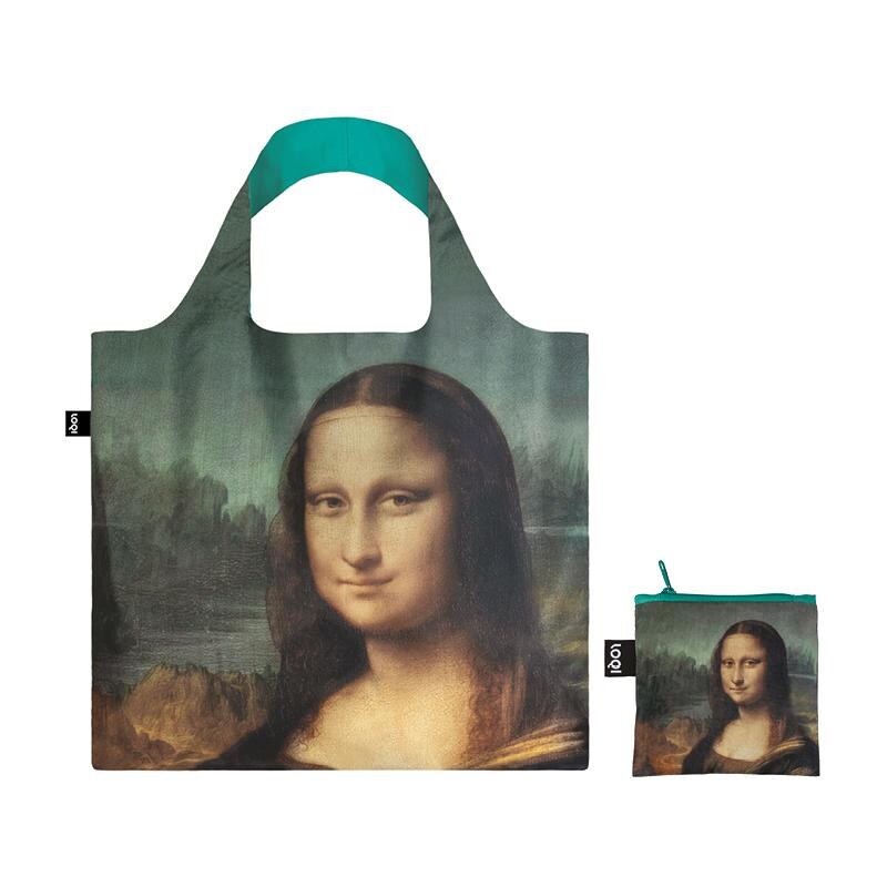 Skládací nákupní taška LOQI LEONARDO DA VINCI Mona Lisa