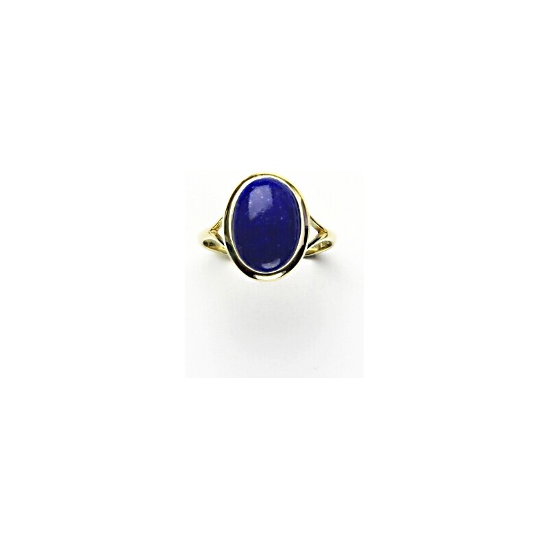 Čištín s.r.o. Zlatý prsten, přírodní lapis lazuli, žluté zlato -