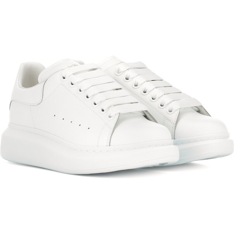 Dámské tenisky McQueen Oversized z bílé kůže