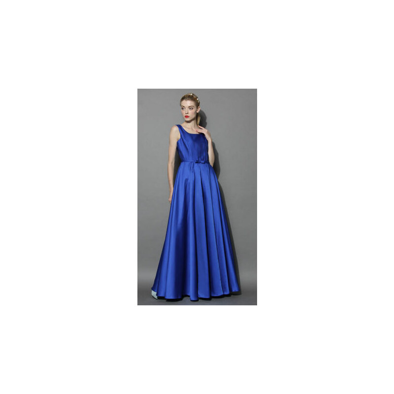Chicwish společenské šaty Glamorous, safírově modré