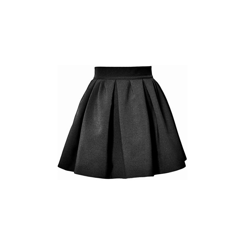 KOZACKI MOPS Mini sukně z kolekce Macarons, černá