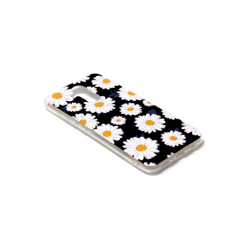 Pouzdro MFashion Huawei Mate 20 Lite - bílé - květy