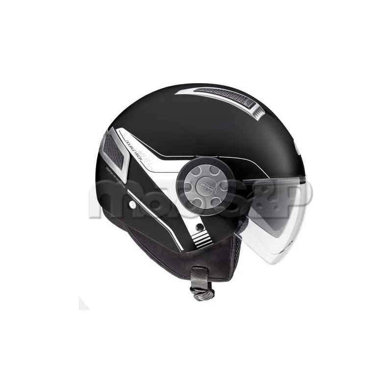 GIVI 11.1 AIR JET N900 otevřená moto helma, černá matná, Jet, 2 plexi  (sluneční clona) - GLAMI.cz