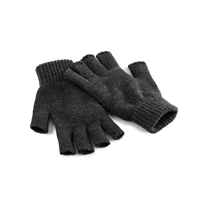 Beechfield Krátké rukavice - šedé