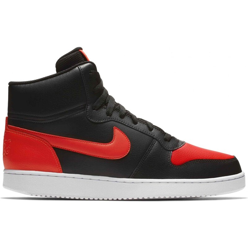 Nike ebernon hotsell mid black red