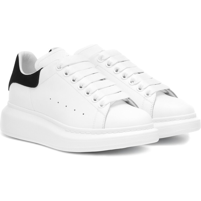 McQueen Oversized leather sneakers
