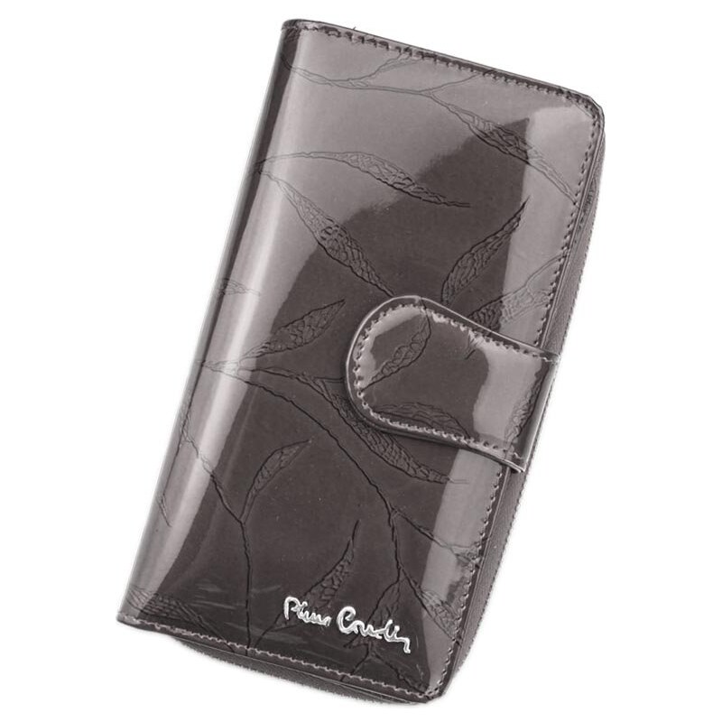 Dámská kožená peněženka Pierre Cardin 02 LEAF 116 šedá