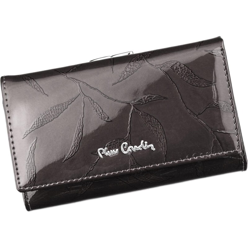 Dámská kožená peněženka Pierre Cardin 02 LEAF 108 šedá 62236405