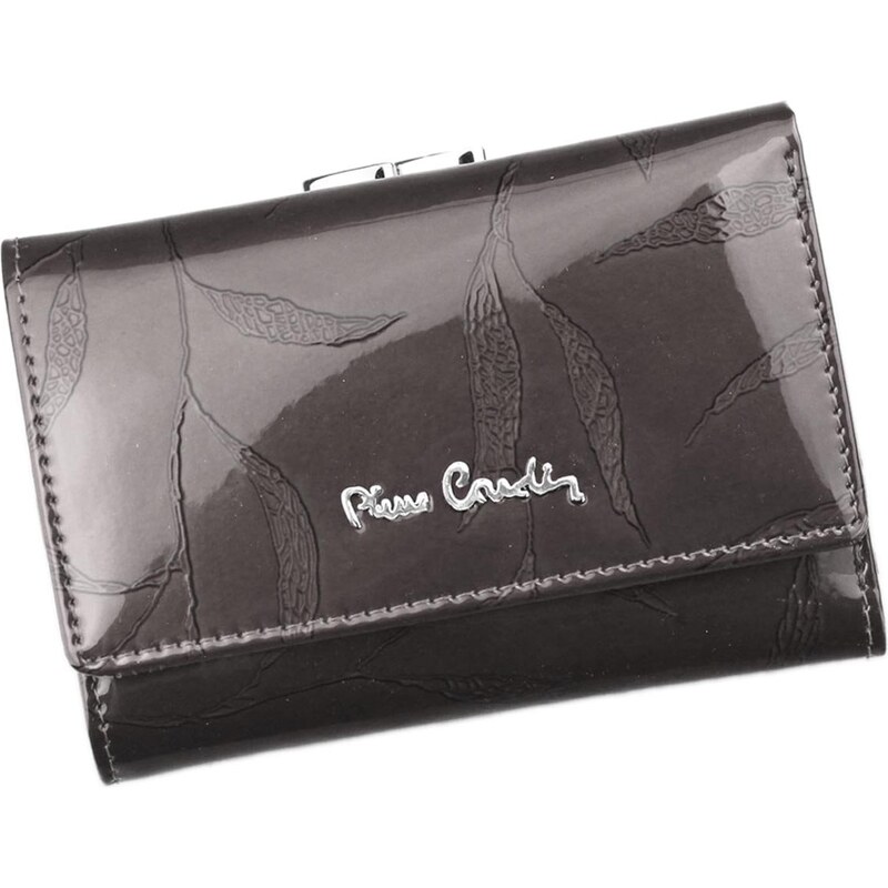 Dámská kožená peněženka Pierre Cardin 02 LEAF 117 šedá 62236414