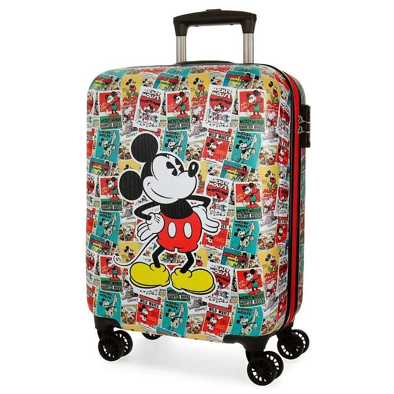 JOUMMABAGS ABS Cestovní kufr Mickey Posters ABS plast 54 cm - GLAMI.cz
