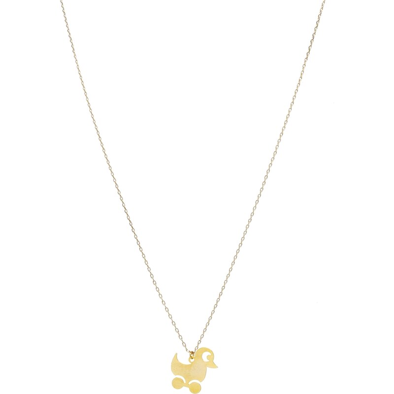 Gogo Philip Gold Plated Duck Necklace - Gold