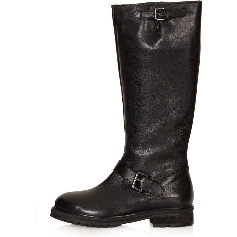 Topshop DOLLY Cleated High Leg Boots