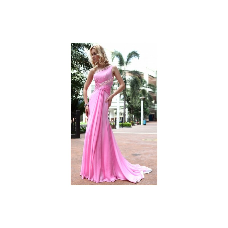 Dorisqueen Luxusní růžové šaty antického střihu