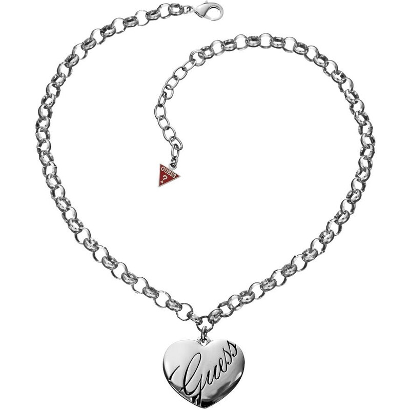 Guess Simple Heart Pendant Necklace